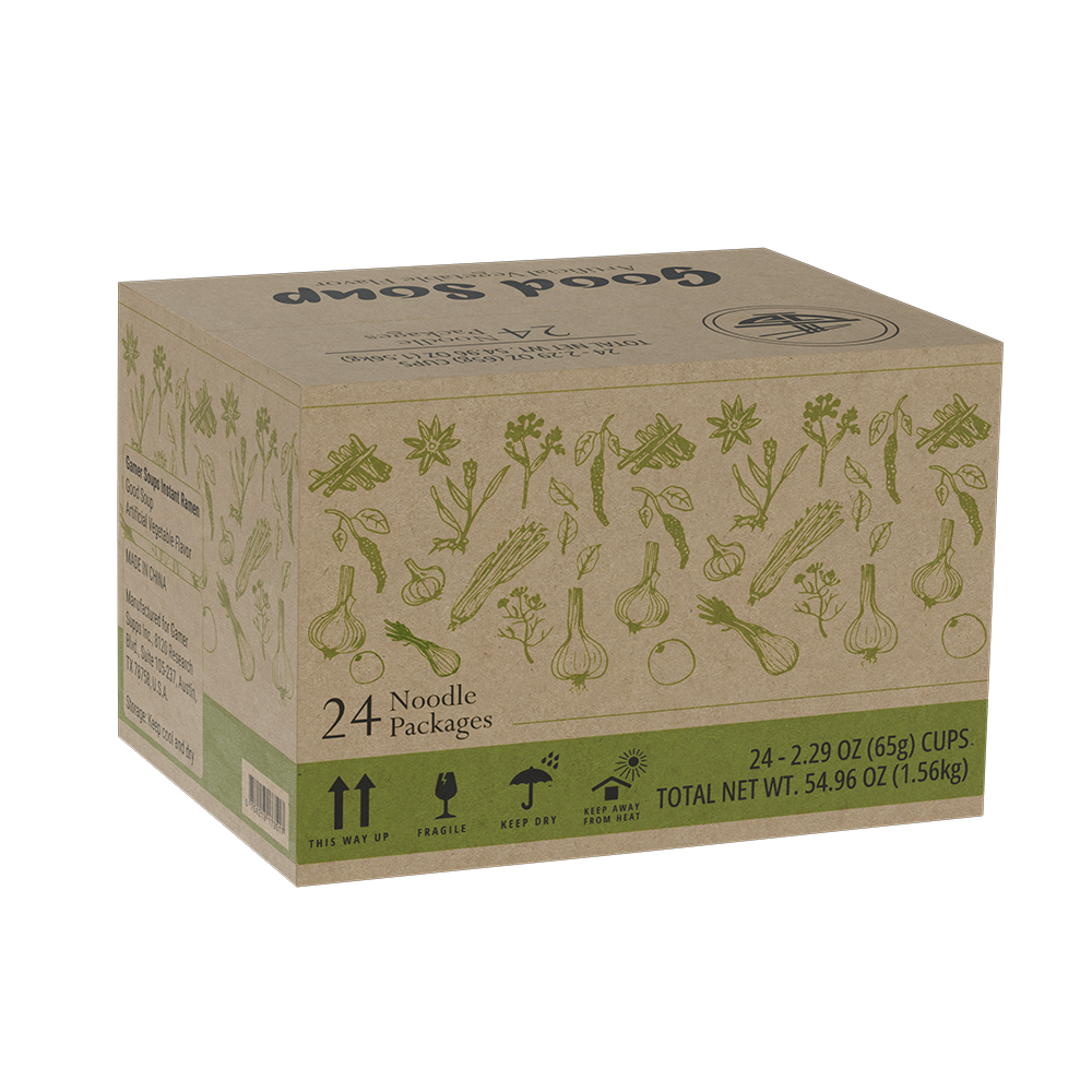 Gamer Soups Instant Noodles - GOOD (24 Cup Box) - Gamer Supps