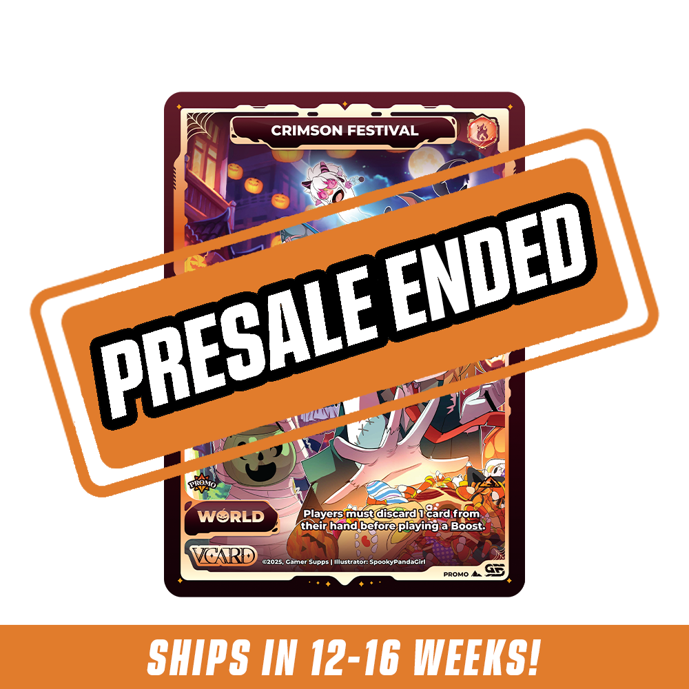 Crimson Festival: VCard Promo Card | Gamer Supps