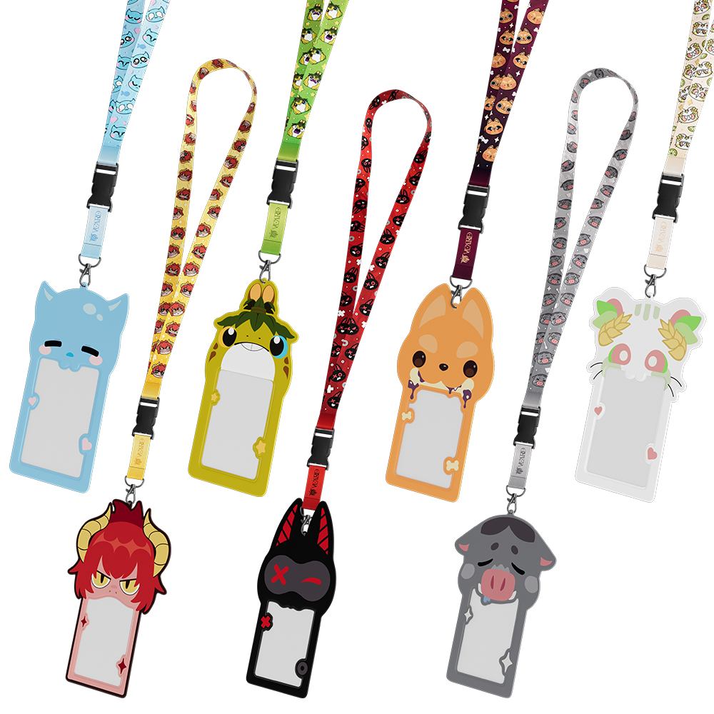 lanyard card sleeve VCard Divine Chaos: Lanyard Card Holder Kuro