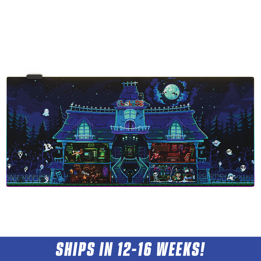 PIXEL CUPS x Clooless: RGB Mousepad - Gamer Supps