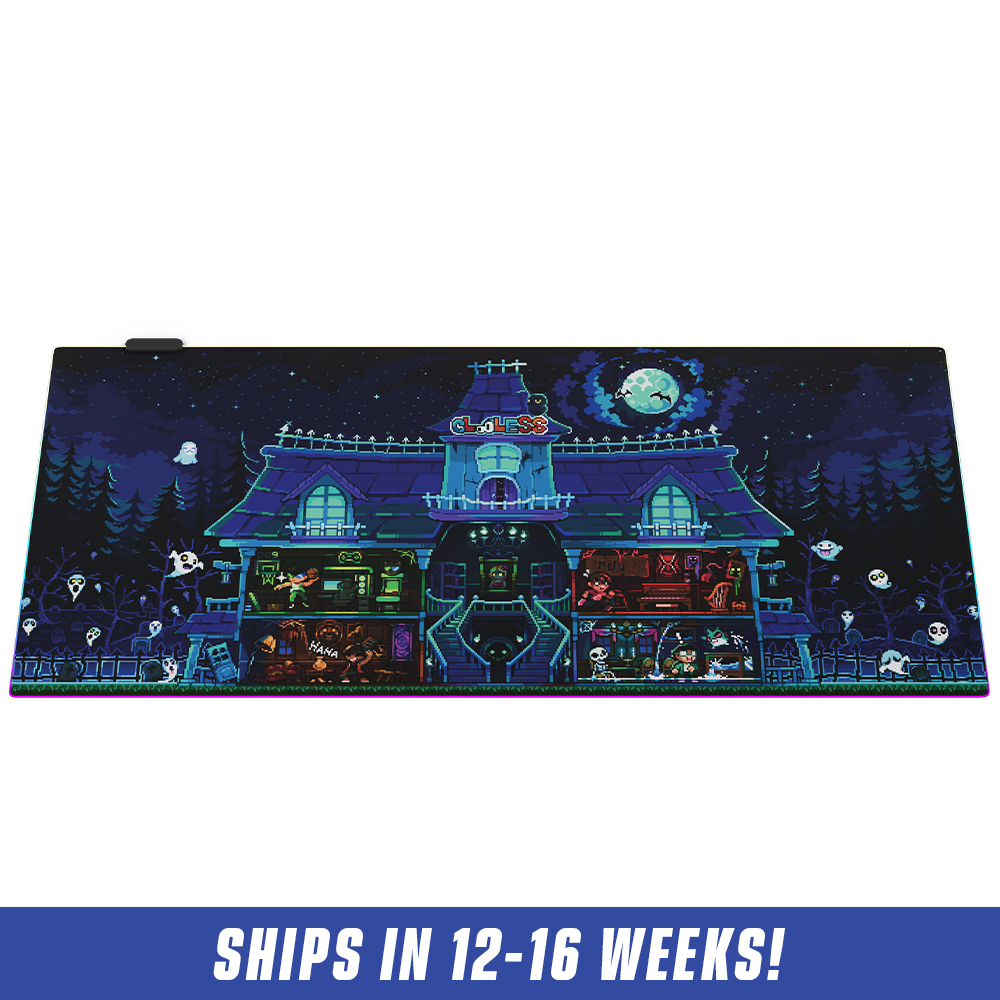 PIXEL CUPS x Clooless: RGB Mousepad - Gamer Supps