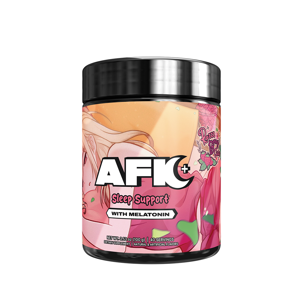 AFK+ (with Melatonin): Razzz Berry Sorbet - 40 Servings | Gamer Supps