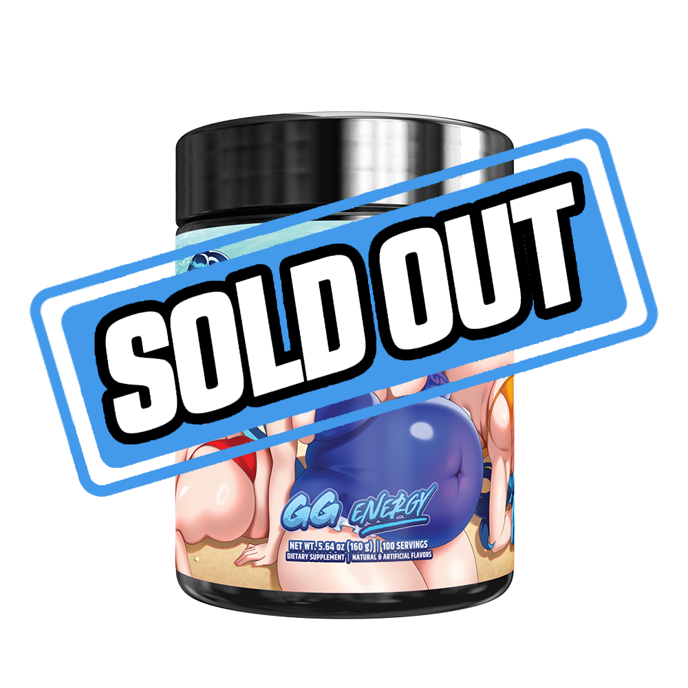 Blue supplement container with black lid showing detailed nutrition facts and usage directions on the label.