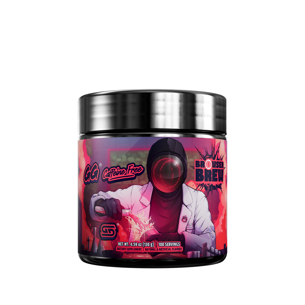 Browser Brew GG by Opera GX Caffeine Free - 100 Servings | Gamer Supps