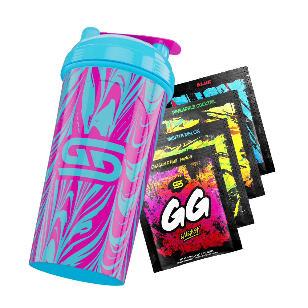 24oz All Over Print Shaker - Cotton Candy