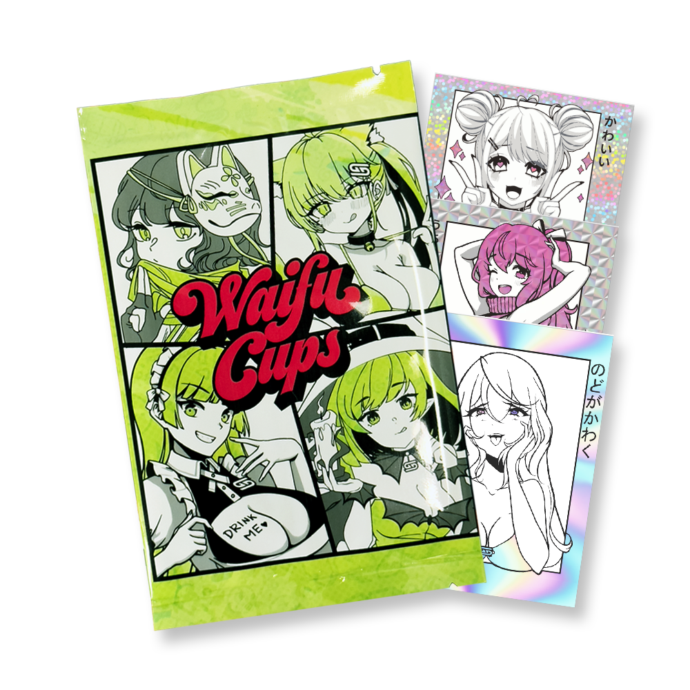 Collectible Waifu Sticker Pack: Seasons 1-3