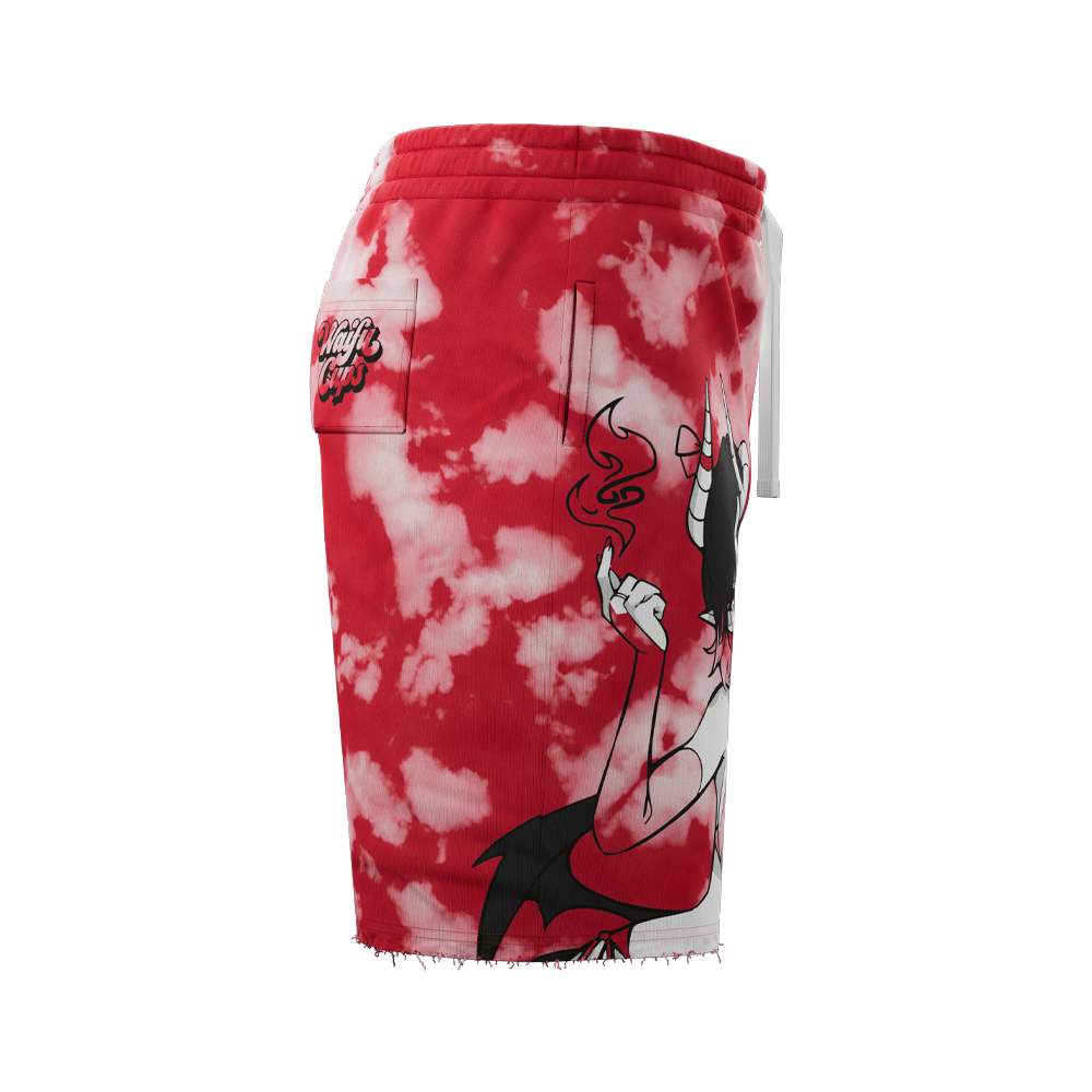 Right side of Succubus Waifu Shorts showing front and back pocket