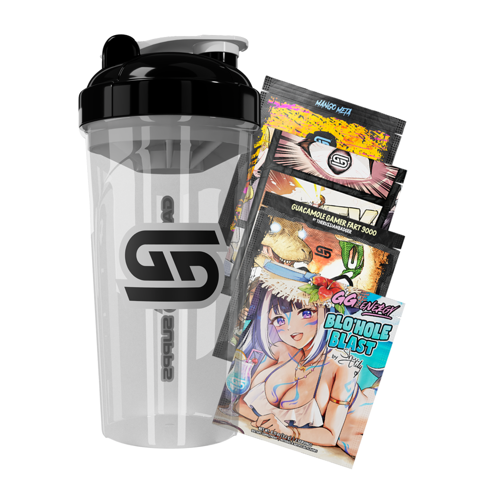 24oz Gamer Supps Shaker - Clear - 2 - Gamer Supps