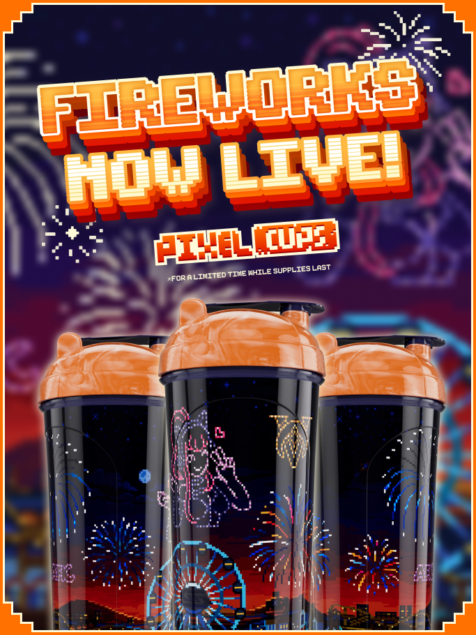 PIXEL CUPS : Fireworks
