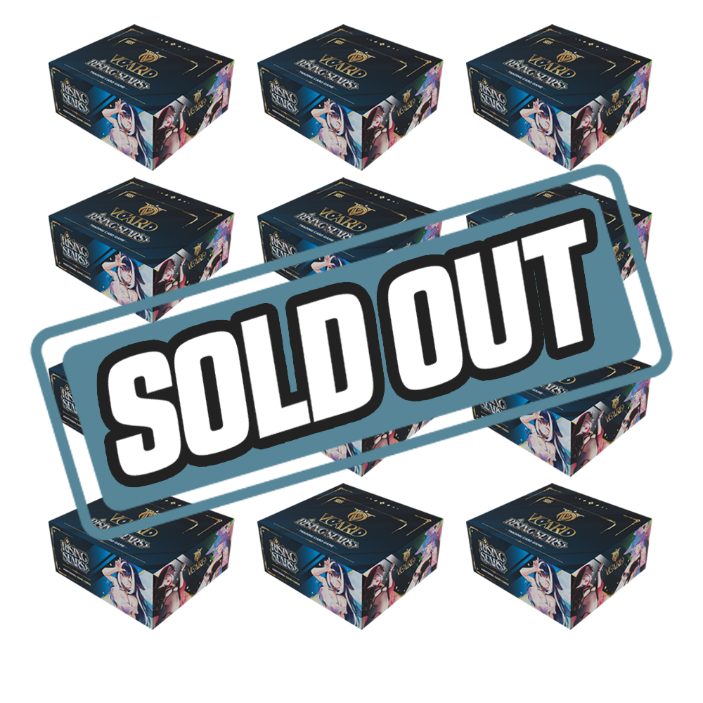 VCard Booster Box Master Case - Rising Stars (12 Booster Boxes) (Unlimited)