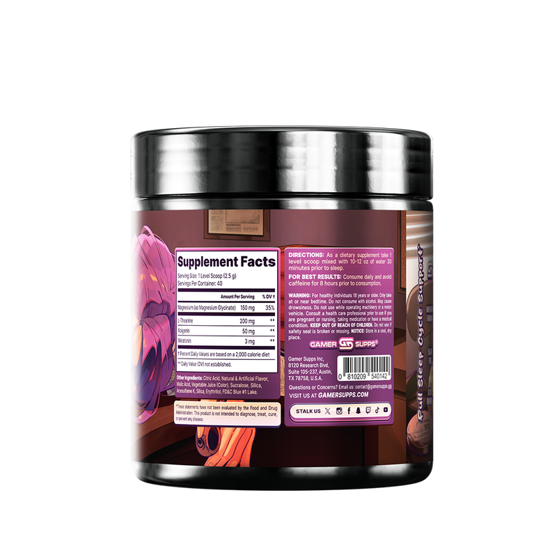 AFK+ (with Melatonin): After Hours - 40 Servings - Gamer Supps