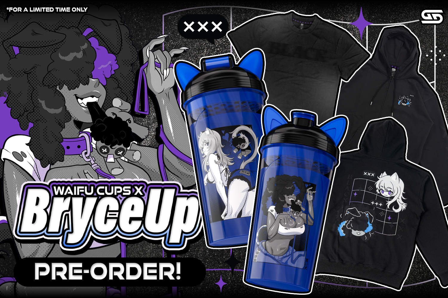 Waifu Cups x BryceUp Drop - Gamer Supps