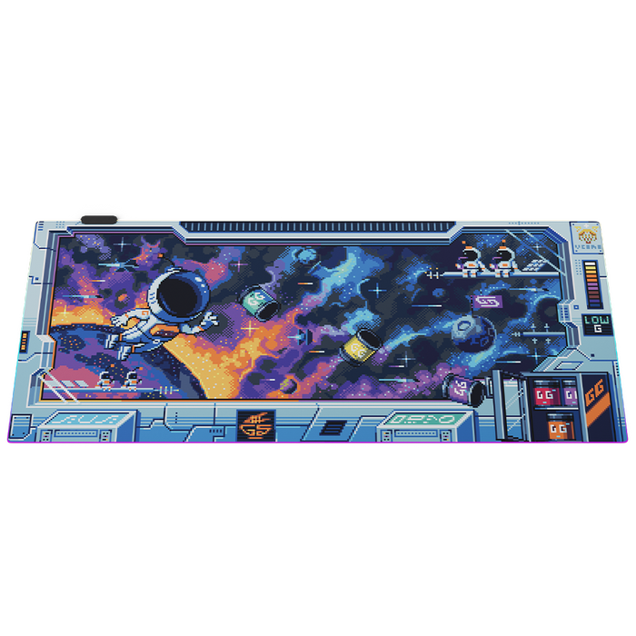 PIXEL CUPS : Astro Lounge RGB Mousepad - Gamer Supps