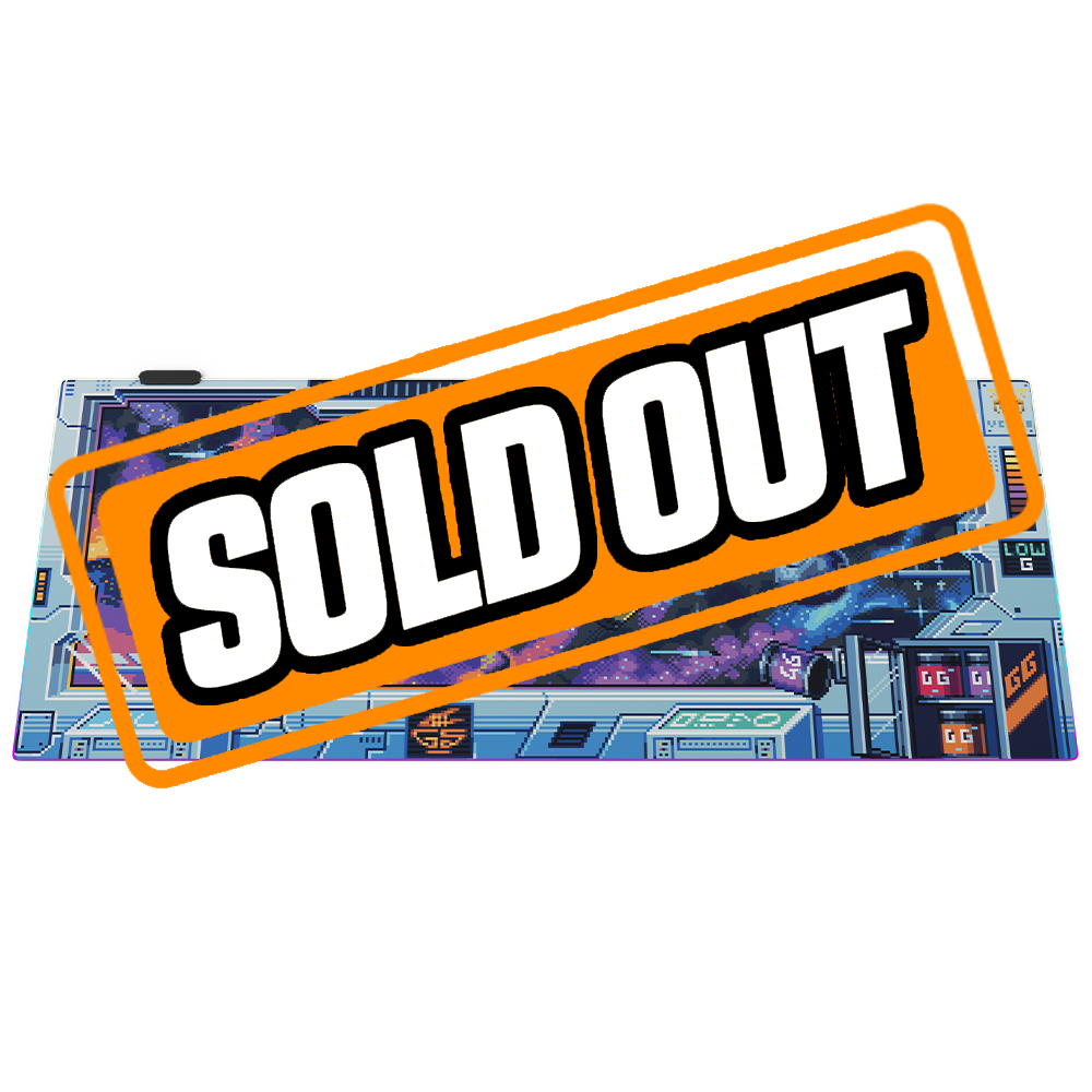 PIXEL CUPS : Astro Lounge RGB Mousepad