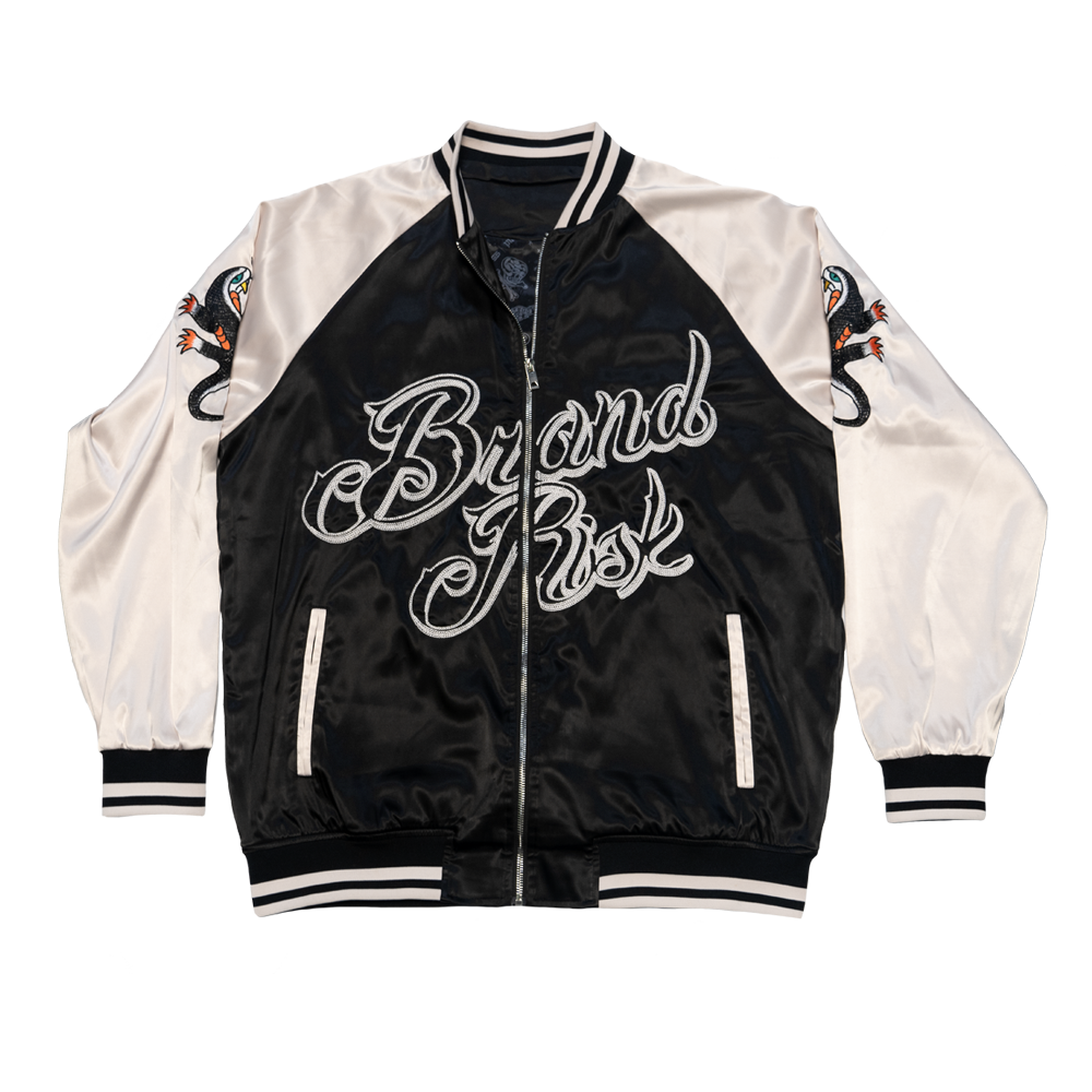 Loadsamoney Jacket PaymoneyWubby Inked Satin Bomber