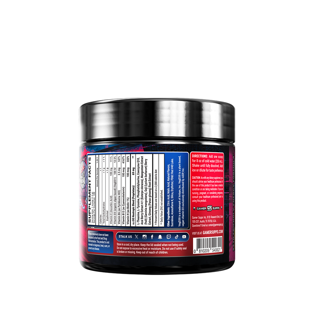 Psycho Stimms Caffeine Free - 100 Servings - Gamer Supps