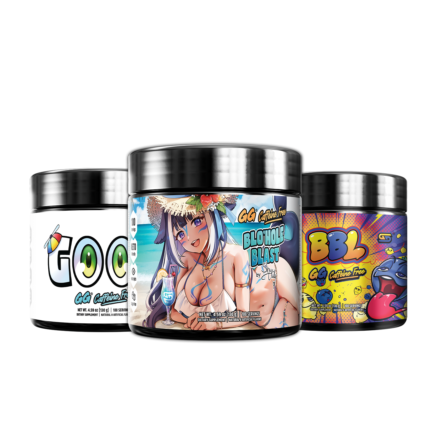GG Energy Supplement Jars