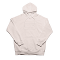 Cream Embossed Hoodie