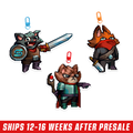 PIXEL CUPS x Emongg: Acrylic Keychain Set