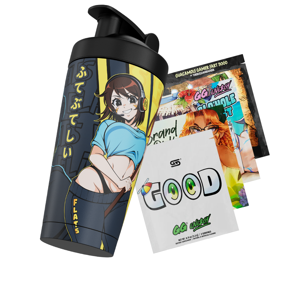 Waifu Cups x Flats: Metal Shaker - Gamer Supps