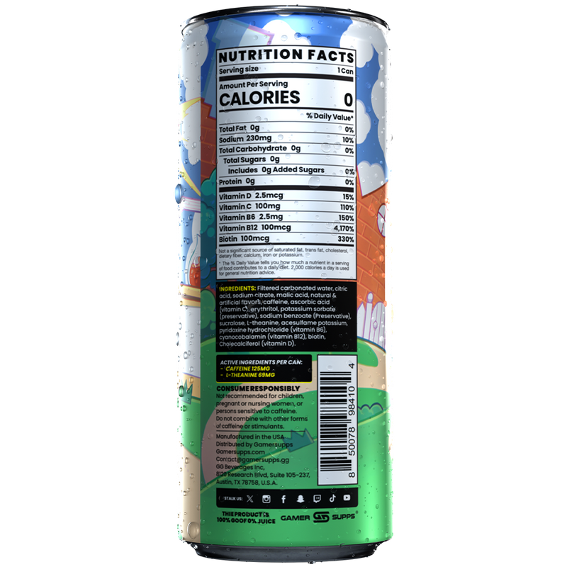 PARTNER ORDERS Sugar Free Premium Energy - Variety Pack (12 Cans) - Gamer Supps