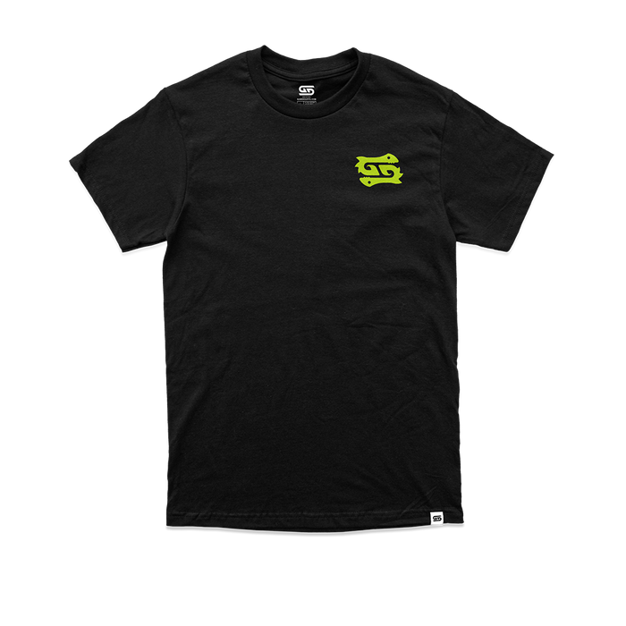 Kaiju Shirt Front view gamersupps green logo