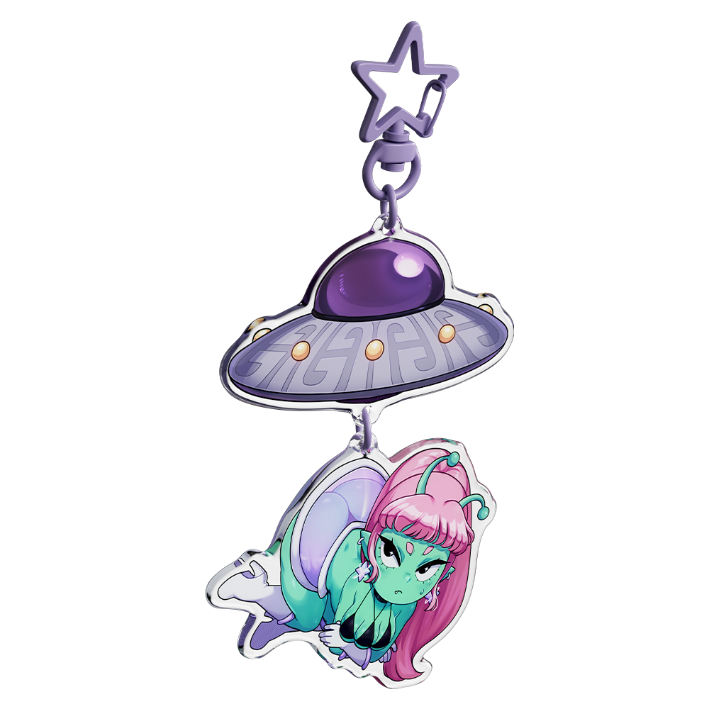 quot I Come In Peace quot Acrylic Keychain Gamer Supps quot I Come In Peace quot Acrylic Keychain Gamer Supps