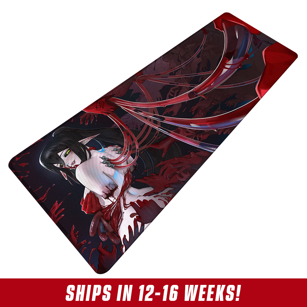 Layna Lazar: Crimson Bloom Mousepad - Gamer Supps