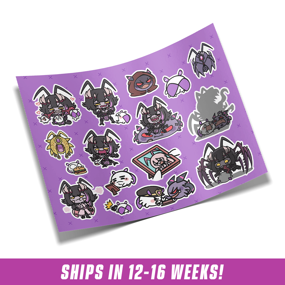 Matara Kan: Evil Mata Sticker Sheet (Info)