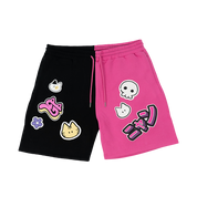 Nyan Service: Sticker Bombed Shorts - Gamer Supps