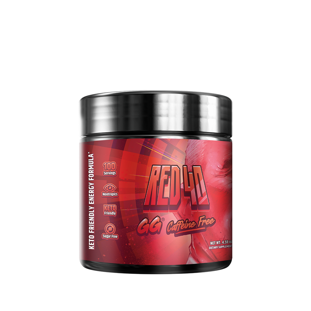 Red 40 Caffeine Free  - 100 Servings