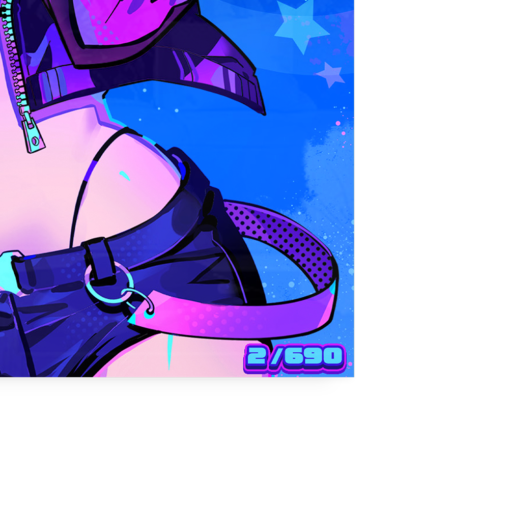 Rave Baby Acrylic Poster
