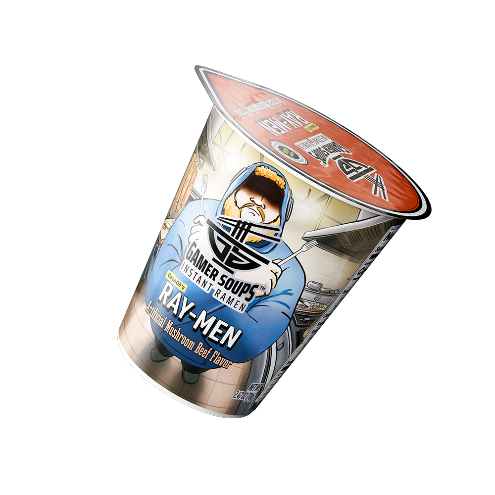 Gamer Soups Instant Noodles - CaseOh's Ray-Men (Single Cup)
