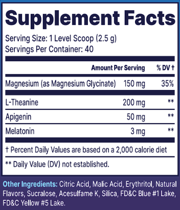 AFK+ (with Melatonin): Sleeper Hold - 40 Servings View Supplement Facts