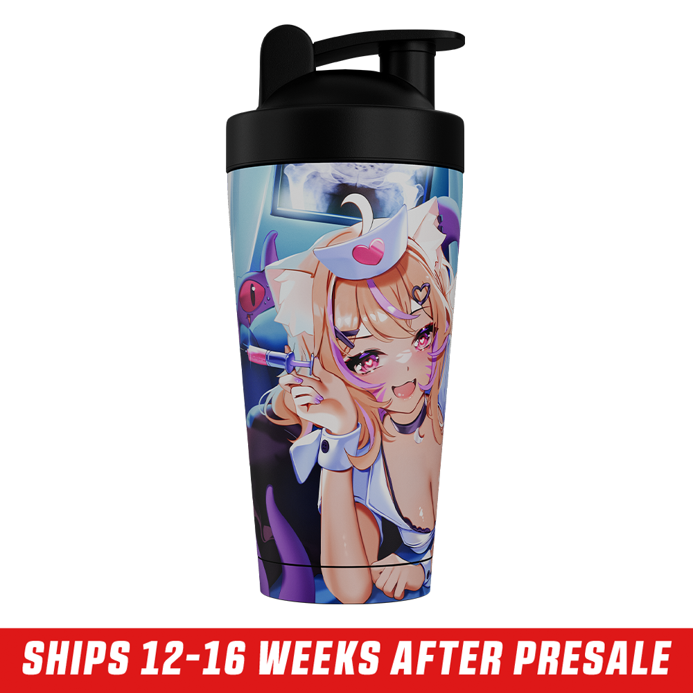 Creator Cups x SquChan: Valentine's Metal Shaker - Gamer Supps