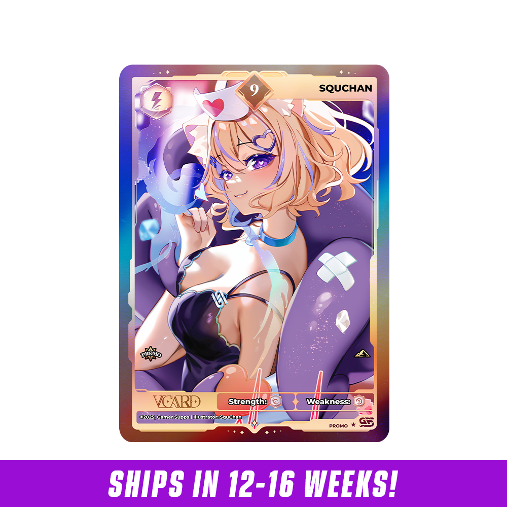 Creator Cups x SquChan: VCard Promo Card (Info) - Gamer Supps