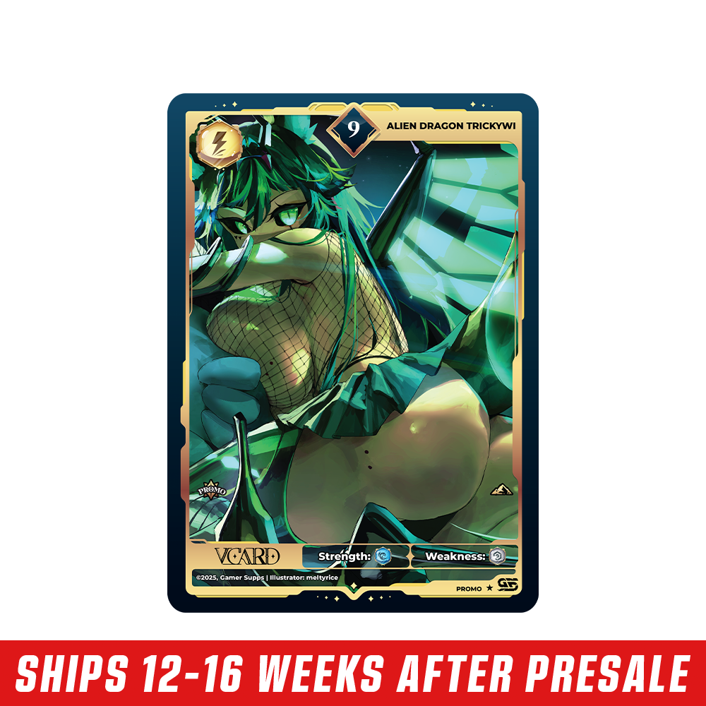 Trickywi: Alien Dragon VCard Promo Card (Info)