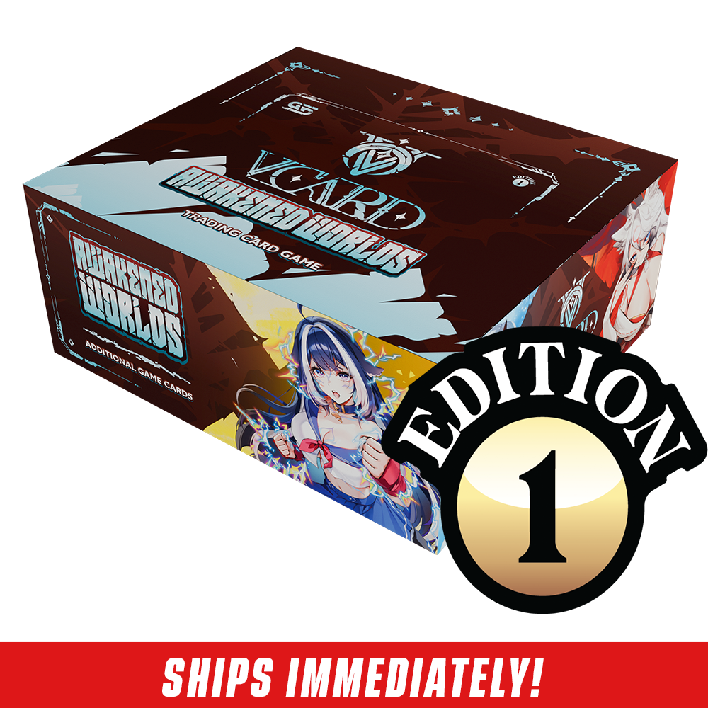 VCard Set 2: Awakened Worlds First Edition Booster Box - Gamer Supps VCard Set 2: Awakened Worlds First Edition Booster Box - Gamer Supps