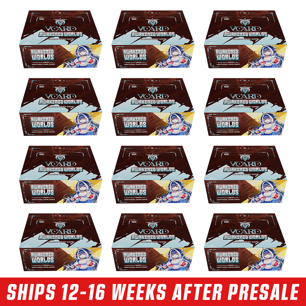 VCard Awakened Worlds: Limited Master Case (12 Booster Boxes)