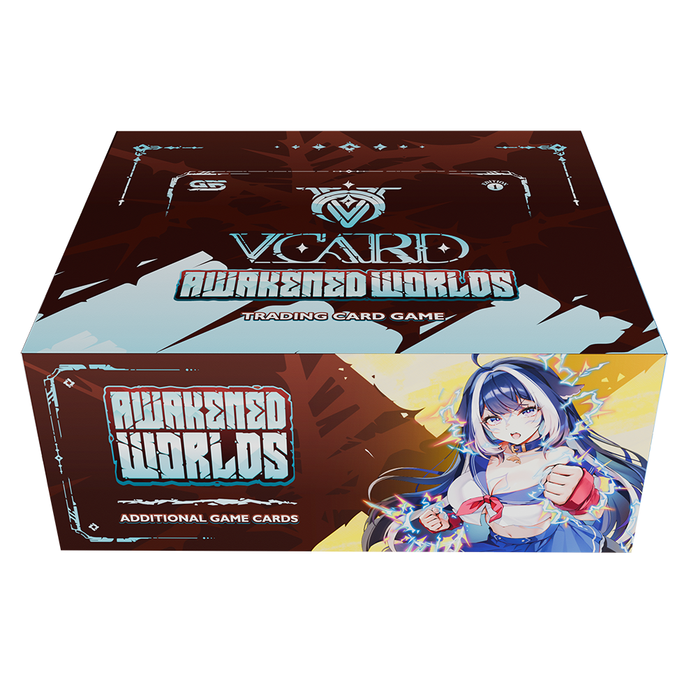 VCard Set 2: Awakened Worlds First Edition Booster Box - Gamer Supps VCard Set 2: Awakened Worlds First Edition Booster Box - Gamer Supps