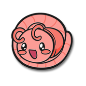 Shylily: Wormlily Shrimpy Enamel Pin (Info)