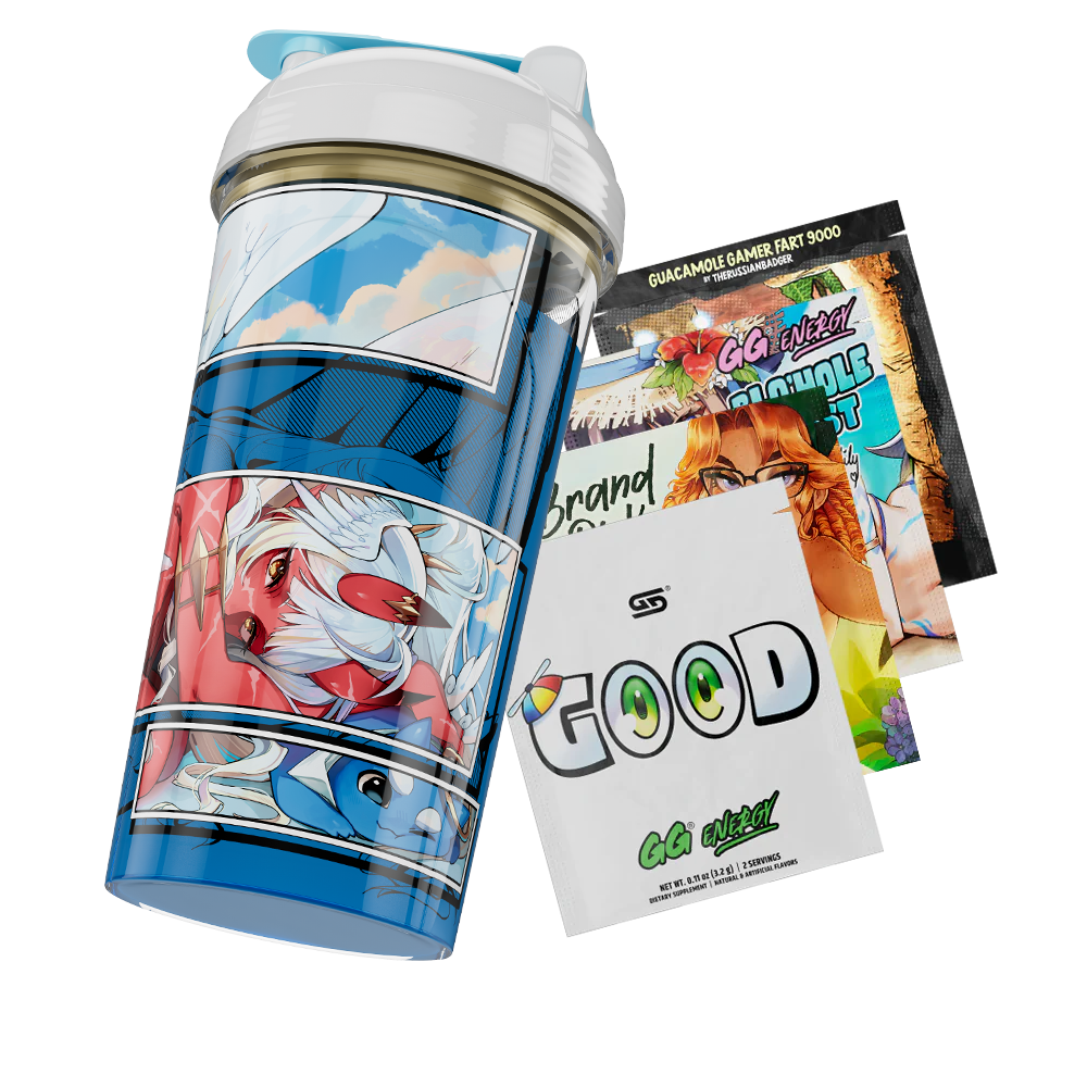 Waifu Cups x Yoclesh: All Over Print Shaker - Gamer Supps
