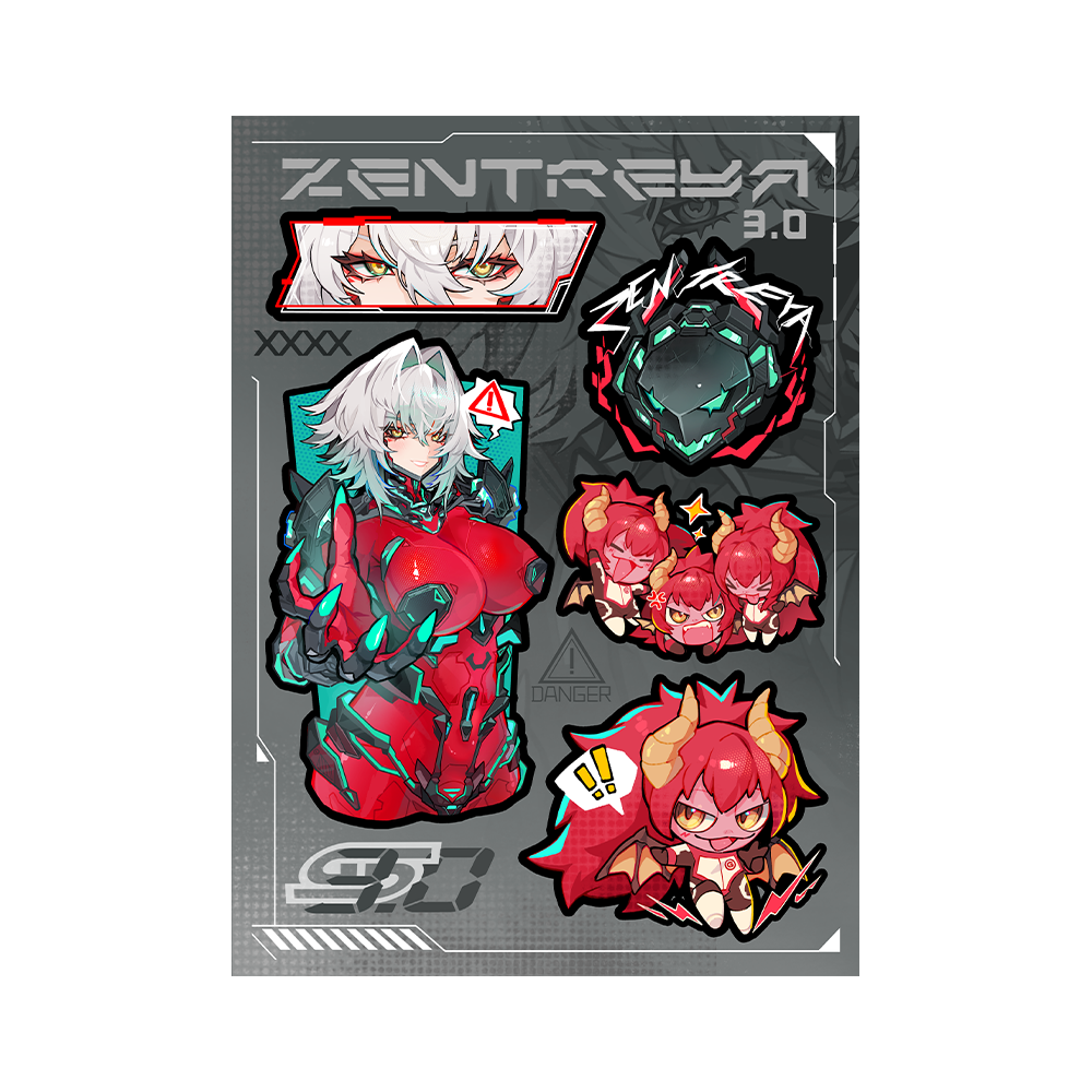 Zentreya 3.0: Sticker Sheet - Gamer Supps