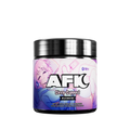 Black container with purple label showing supplement facts and directions for 40 servings of powder.