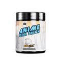 Supplement facts label detailing vitamins, nootropics, extracts, and other ingredients for 100 servings scoop size.