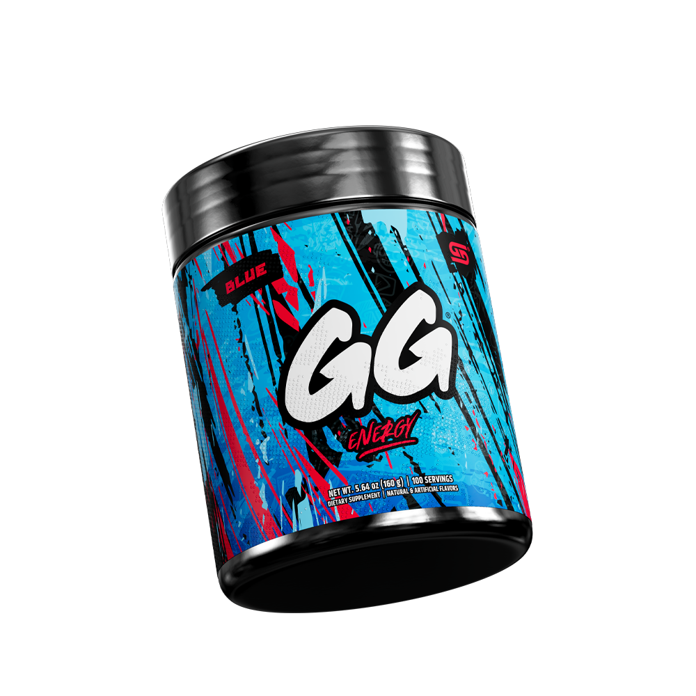  Gamer Supps, GG Energy Blue (100 Servings) - Keto Friendly  Gaming Energy and Nootropic Blend, Sugar Free + Organic Caffeine + Vitamins  + Immune Support, Powder Energy Drink : Health & Household