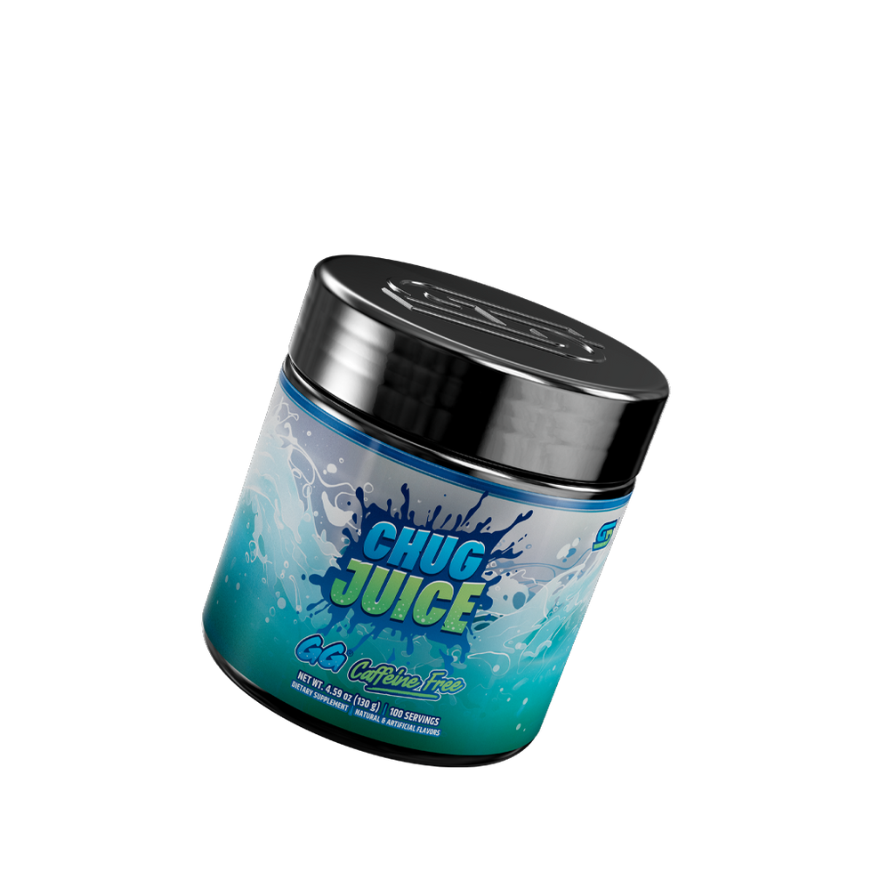 Chug Juice GG by LazarBeam Caffeine Free - 100 Servings – Gamer Supps