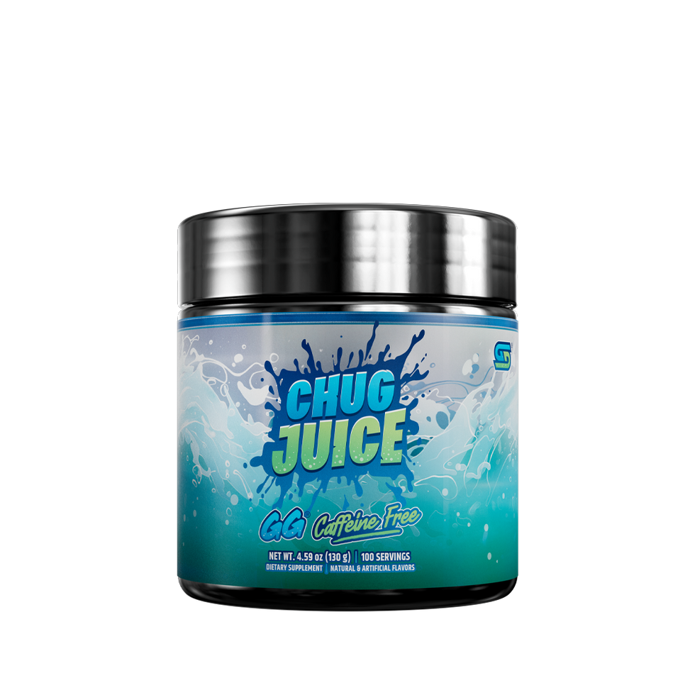 Chug Juice GG by LazarBeam Caffeine Free - 100 Servings – Gamer Supps