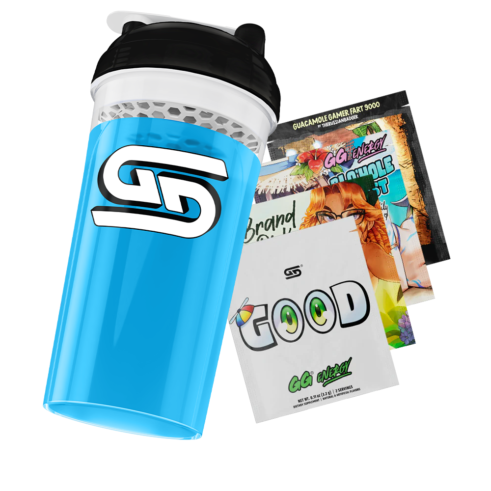 24oz Gamer Supps Shaker Clear - 10 - Gamer Supps