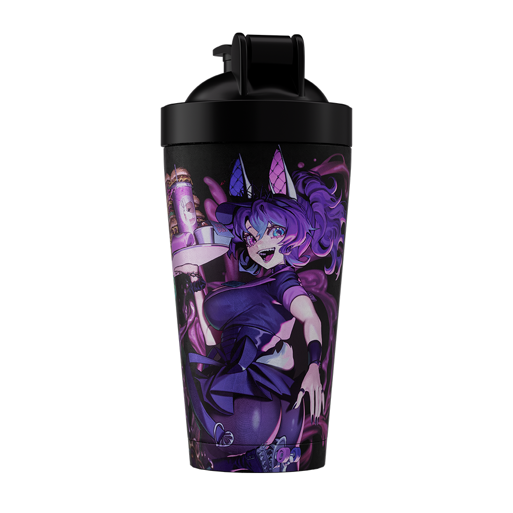 Waifu Cups x CottontailVA: Gluttony Metal Shaker - Gamer Supps